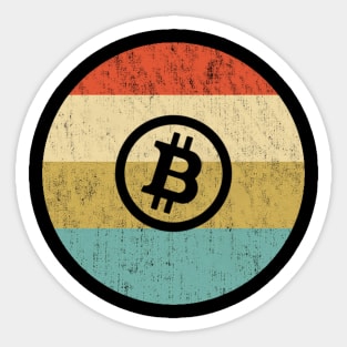 Vintage Bitcoin Sticker